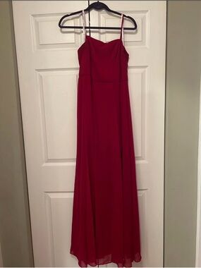 Red Bridesmaids Dress